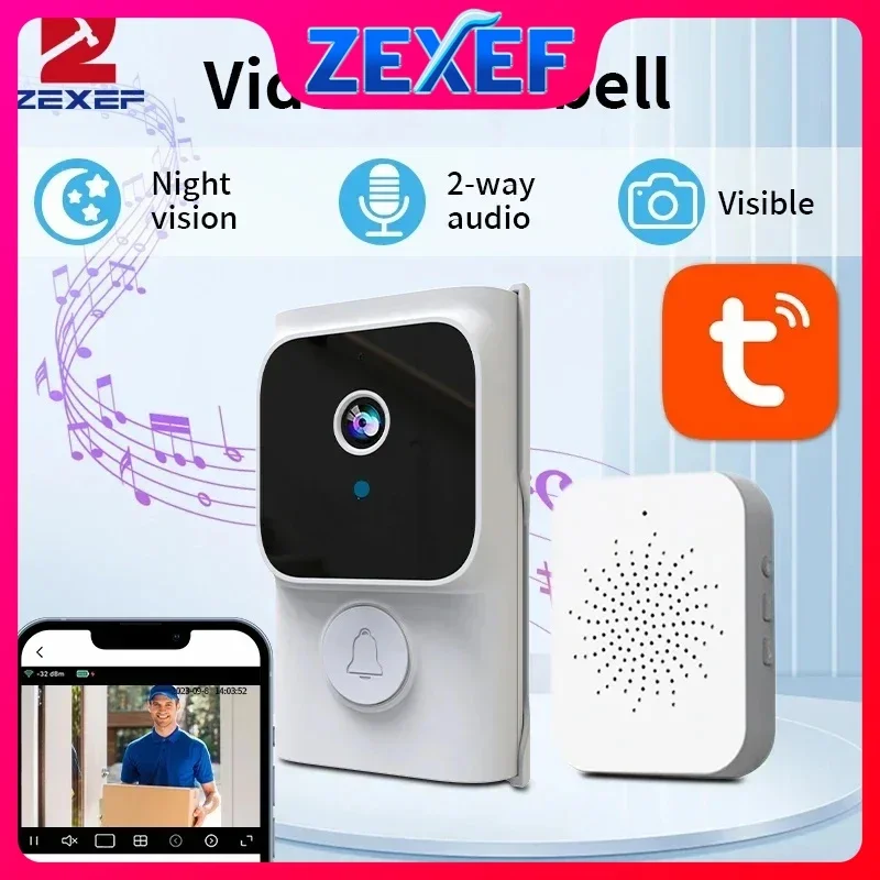 ZEXEF Electric Fence Alarm Bell Wifi Articles Fors Door Chime Box Wireless Camera Transformer Batteries for Video Doorbell