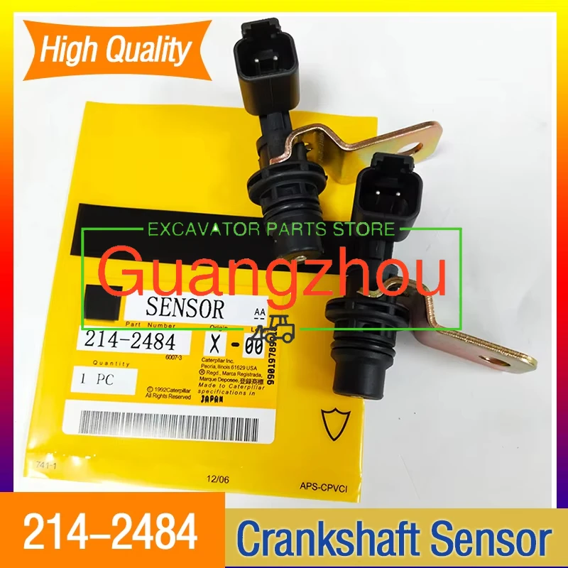 

Датчик скорости для CAT C15 C18 214-2484 2142484 Детали строительной техники Датчик скорости коленчатого вала Аксессуары для двигателя экскаватора