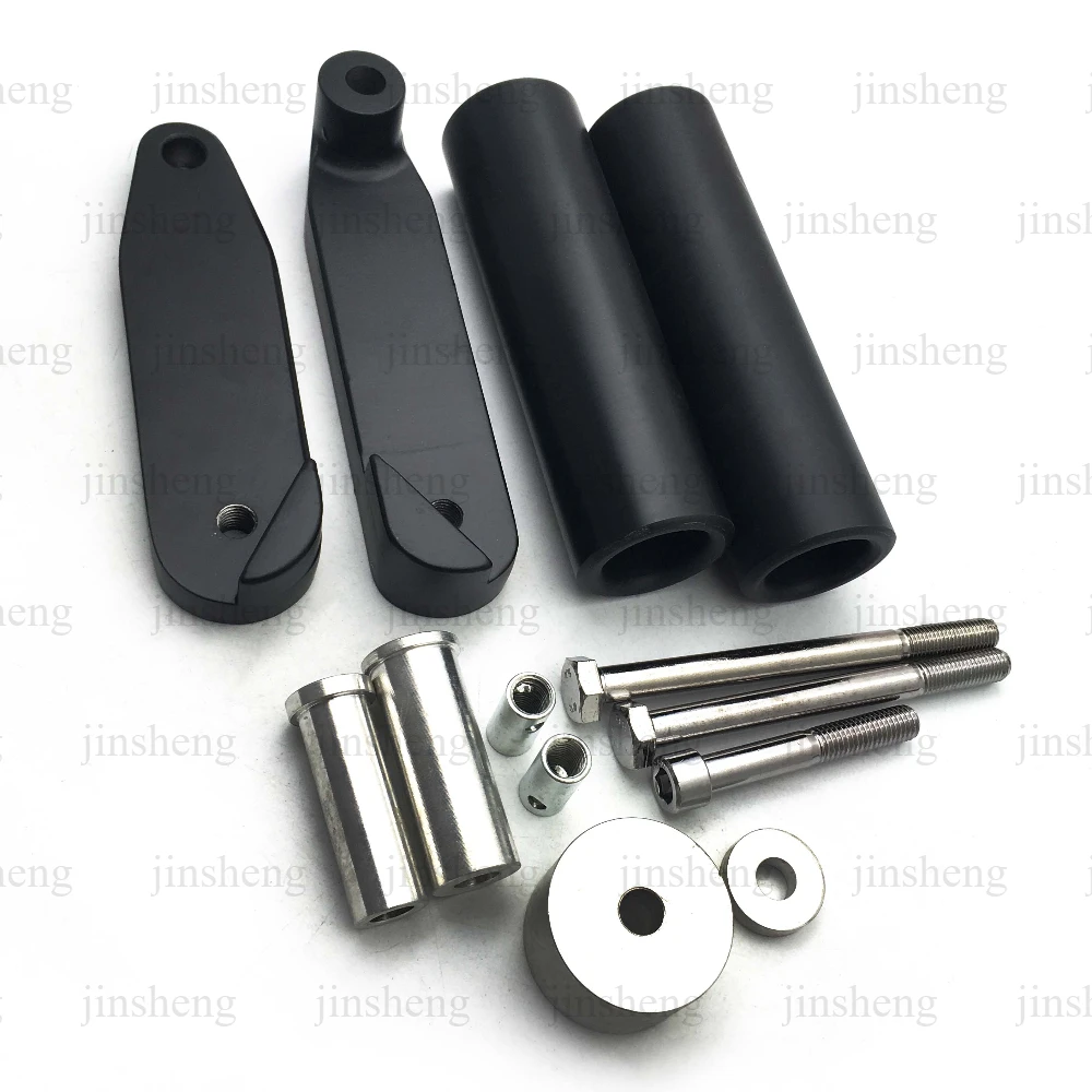 Aftermarket Motorcycle Parts Frame Sliders Fairing Crash Protectors for Kawasaki Ninja 250 250R EX250 2008-2013 Black