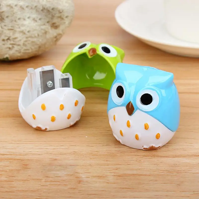 T5EA 1PC Đáng yêu Bút chì Owl Động vật Động vật Động vật cho học sinh Quà tặng trẻ