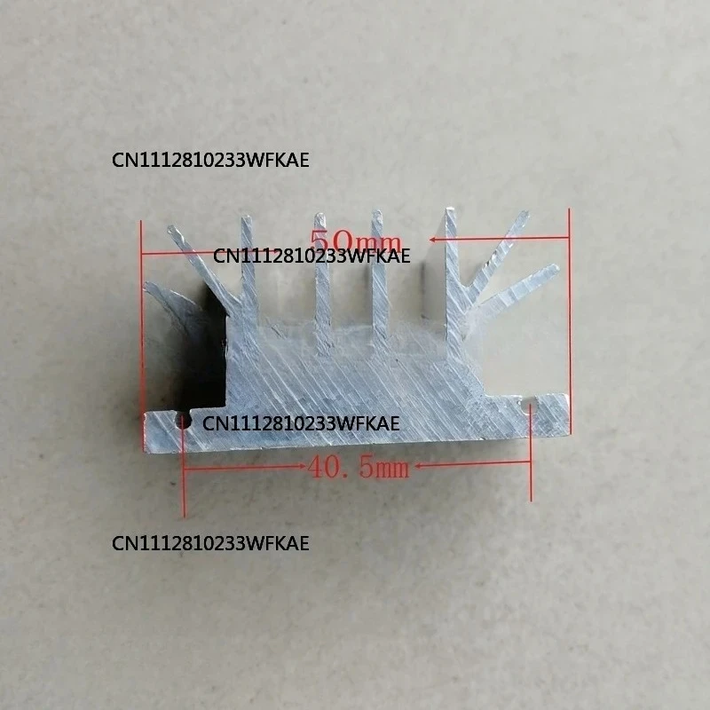 Aluminum Profile Power Amplifier Heating Sinks 247 High-Density Tooth 50*28*30 Heat Sink