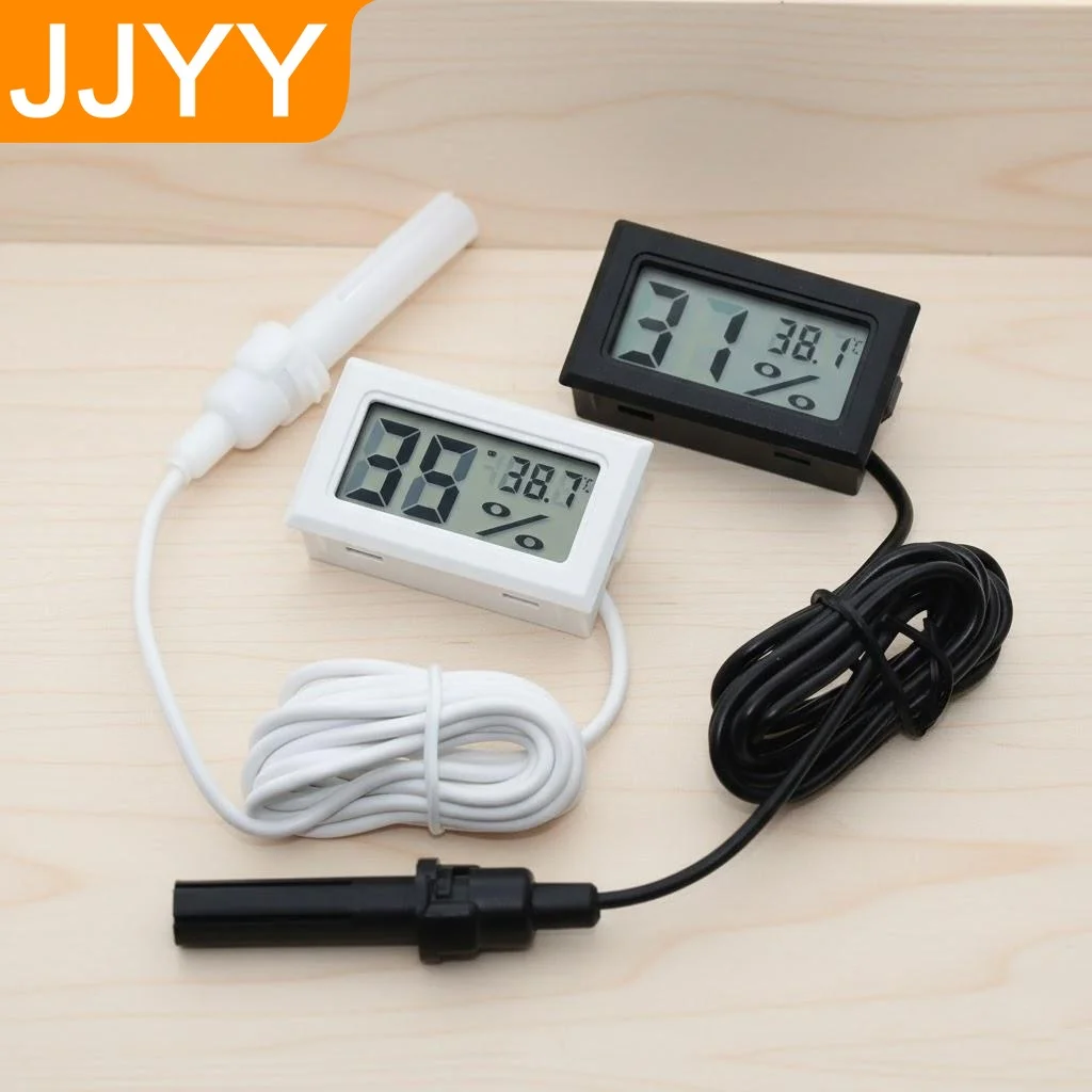 

Мини-цифровой термогигрометр с ЖК-дисплеем, высокоточный монитор температуры и влажности для дома и аквариума, 1 шт.