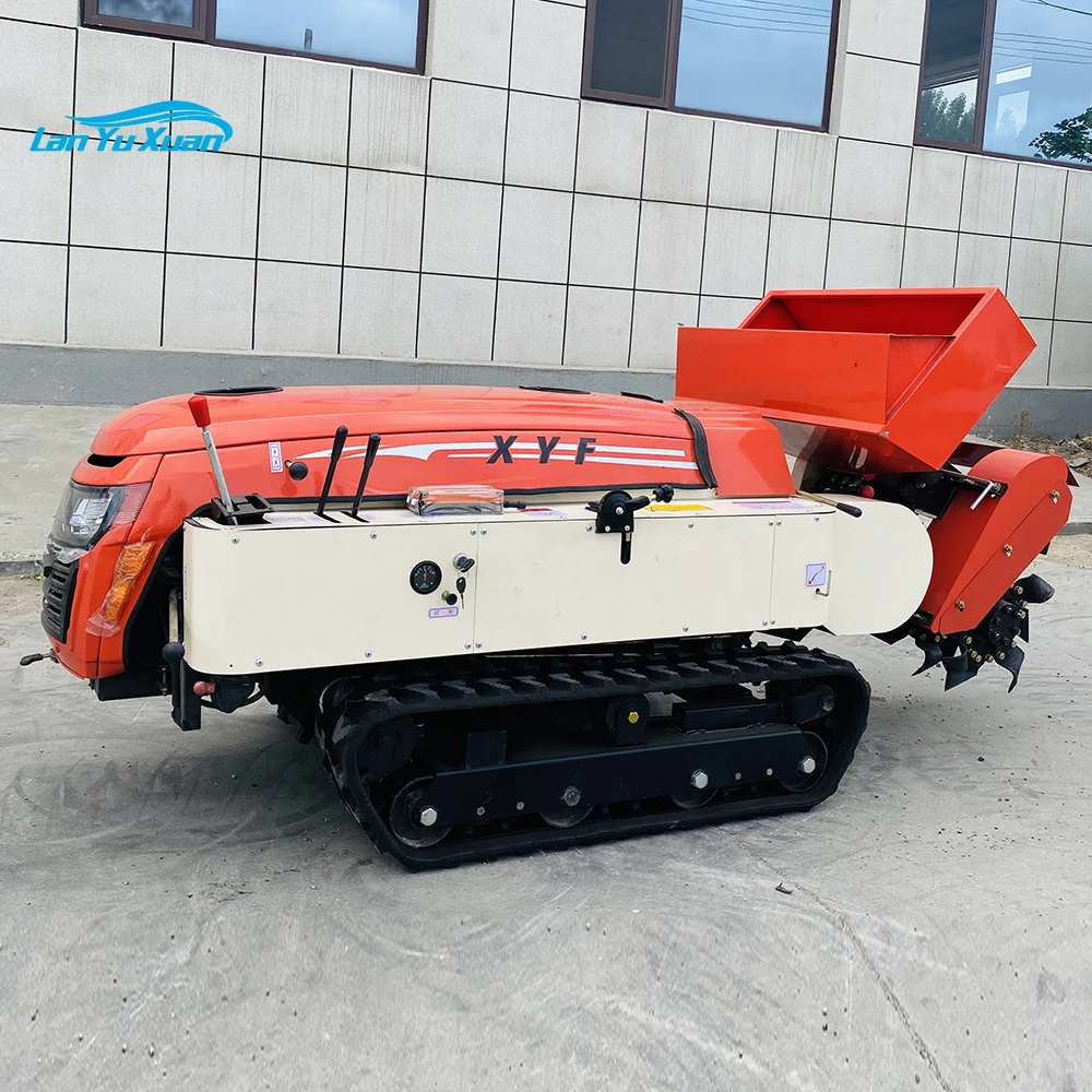 Multifunction Agriculture Machinery Remote Control Cultivators Crawler Cultivator
