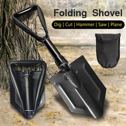 Engineer Shovel Military Shovel Multi-function Shovel Outdoor Tools Black Military Shovel Manufacturer Outdoor Camping Supplies