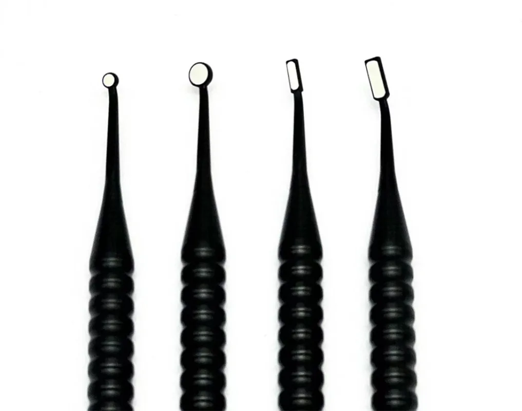 2mm/3mm/5mm Dental Micro Mouth Mirror Anti-fog Reflector Odontoscope Multifunction Checking Oral Detachable Handle