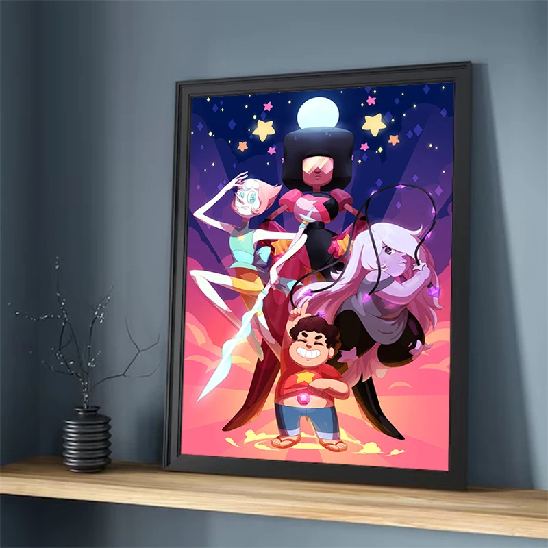 Steven Universe Poster Home Posters for Wall Art Painting on Canvas Decoration Room Decor Decorative Paintings Print Decorations