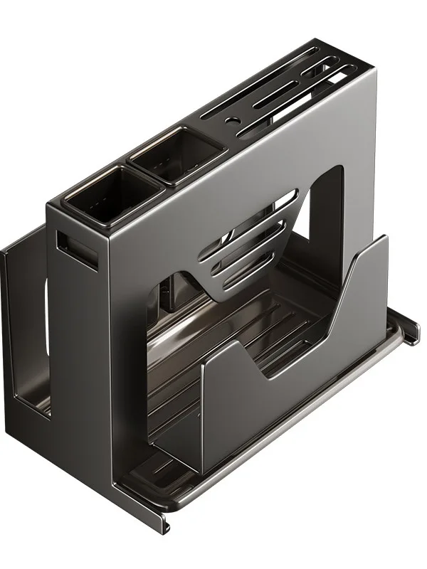 Stainl Steel Kitchen Knife Ra Multi-Function Diningware Storage elf Kitchen Tool Organizer Tabletop Mounted Ra