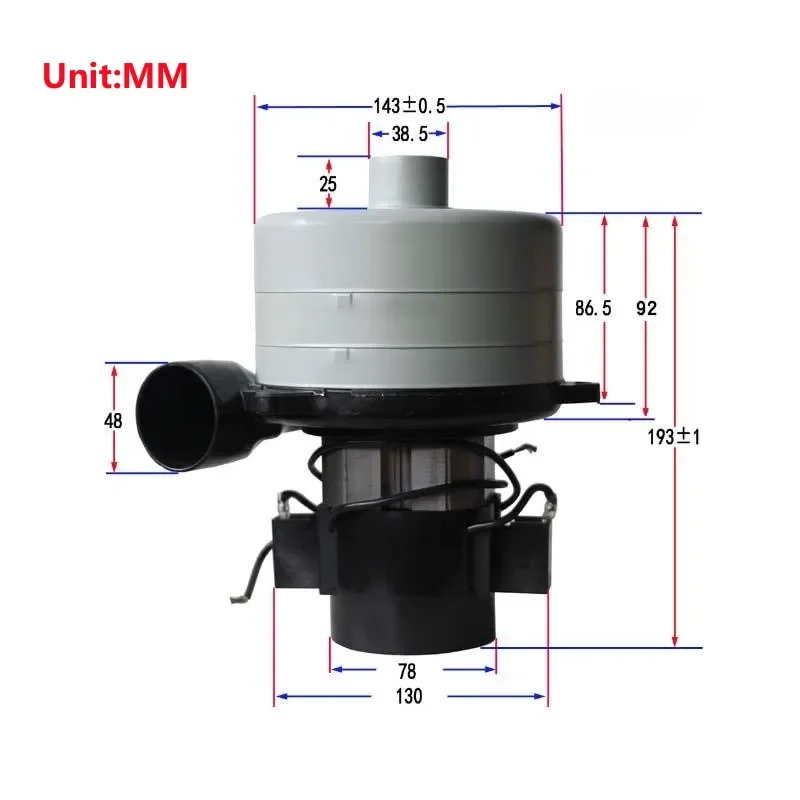 220V/24V/36V 1200W /600W für AMETEK Philips Midea Haier Rowenta Staubsauger Motor Waschmaschine Motor Saugmotor