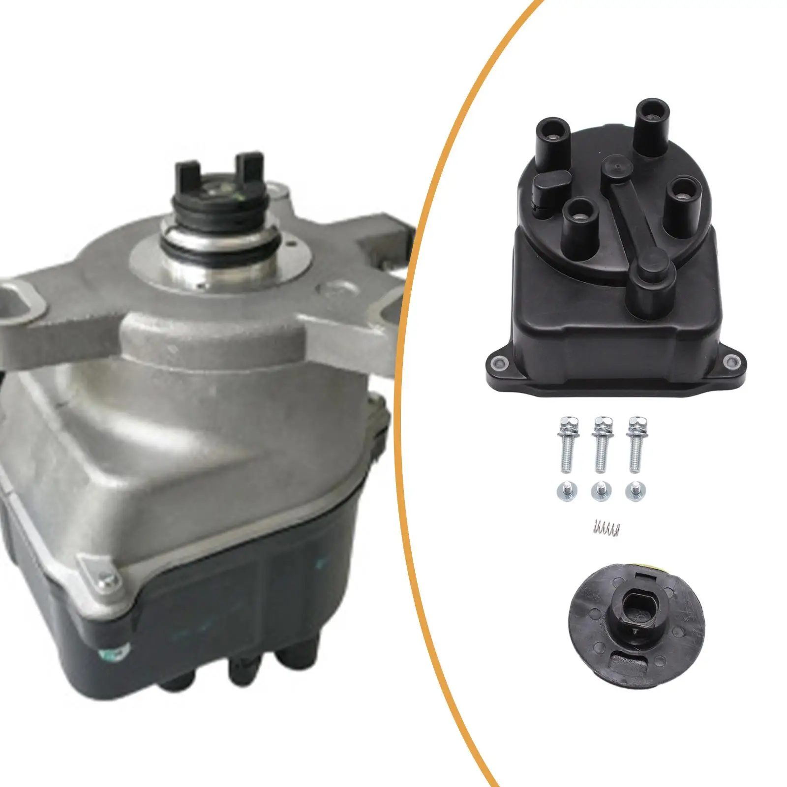 

Car Distributor Cap and Rotor Kit Easy to Install High Performance
