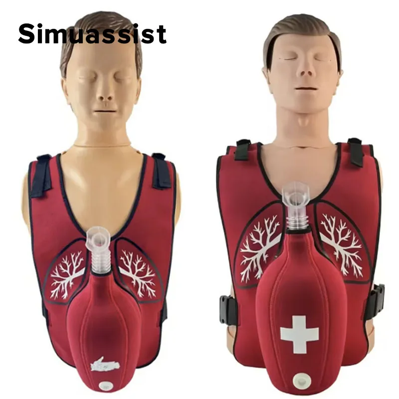 First Aid Anti Choking Obstruction Trainer Vest Heimlik Practice Training Model Education for Nurse&Student First Aid Teaching