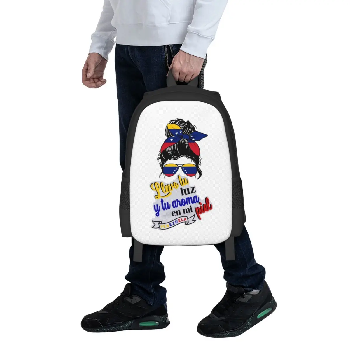 

Arepas Venezuela Student Backpack School Bag Hiking Travel Daypack for Boys Girls Fashion Bookbag Shoulder Bags