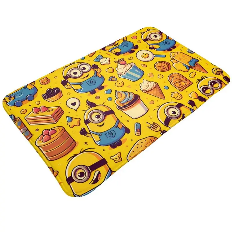 Custom Cartoon Animation Minions Doormat Non-Slip Kitchen Bathroom Mat Bedroom Balcony Door Floor Entrance Carpet Rug