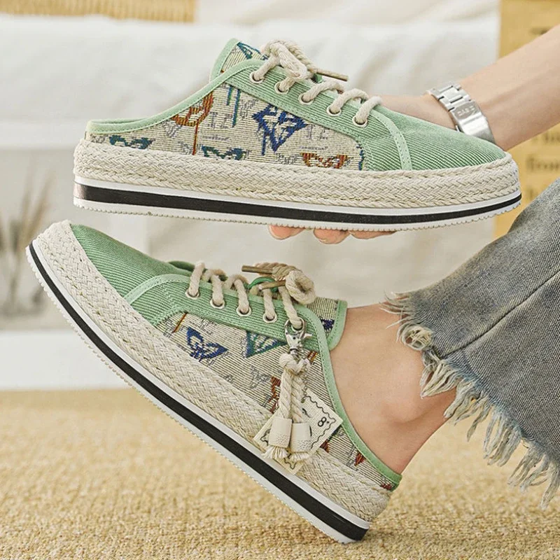 

Обувь Летние сабо Полусандалии Мужские парусиновые тапочки для мужчин Оригинальный дизайнер Роскошные модные резиновые повседневные туфли высокого качества для взрослых