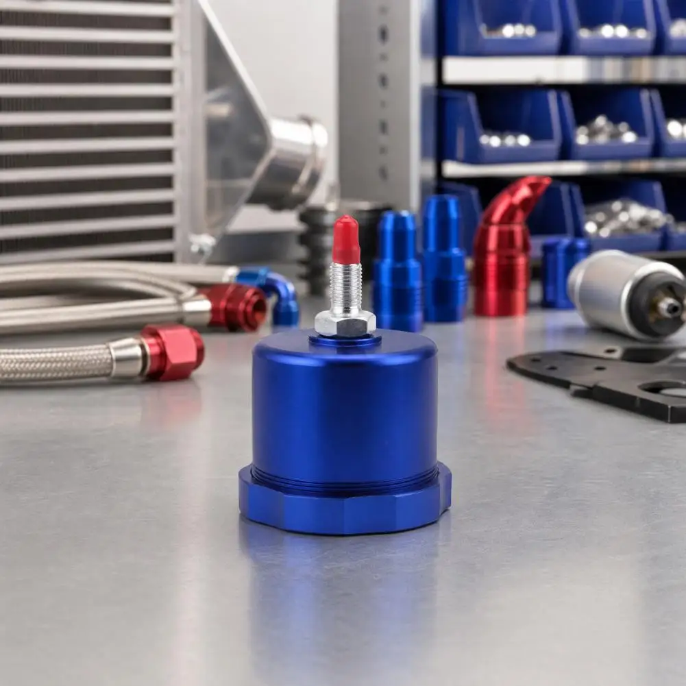 Handbrake Oil Reservoir, Aluminum Hydraulic Brake Fluid Tank, Universal Compact Catch Can for Car Racing Car Handbrake Parts