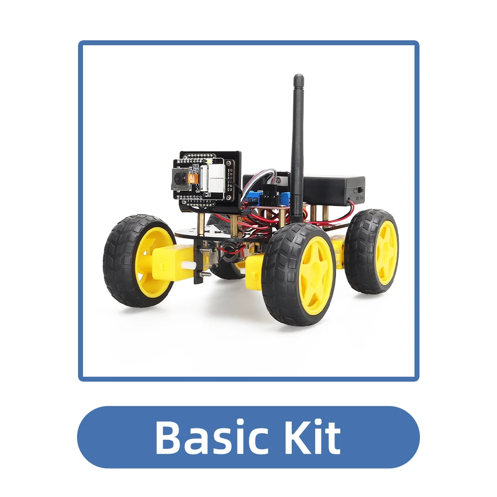 Kit de Inicio de Robot ESP32 para programación Arduino, con cámara y códigos, aprendizaje, desarrollo de habilidades, versión completa, conjunto de