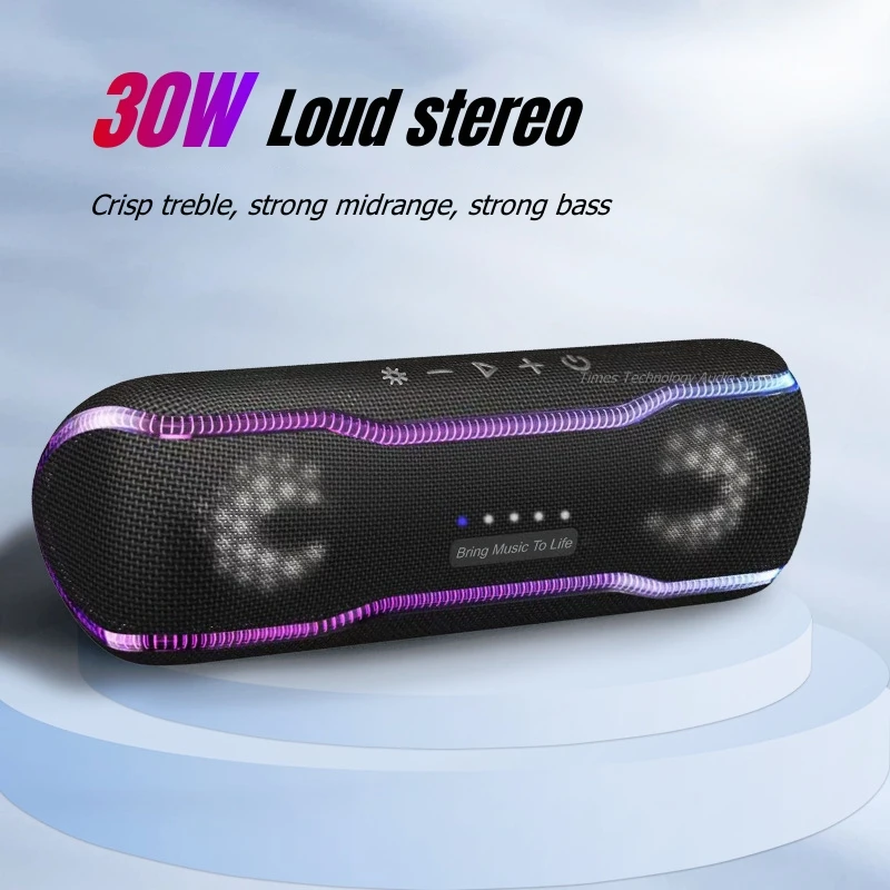 Xdobo BMTL BOSS Bluetooth Speakers Colorful RGB Light Effect 30W Outdoor Portable IPX7 Waterproof TWS Series High-quality Audio