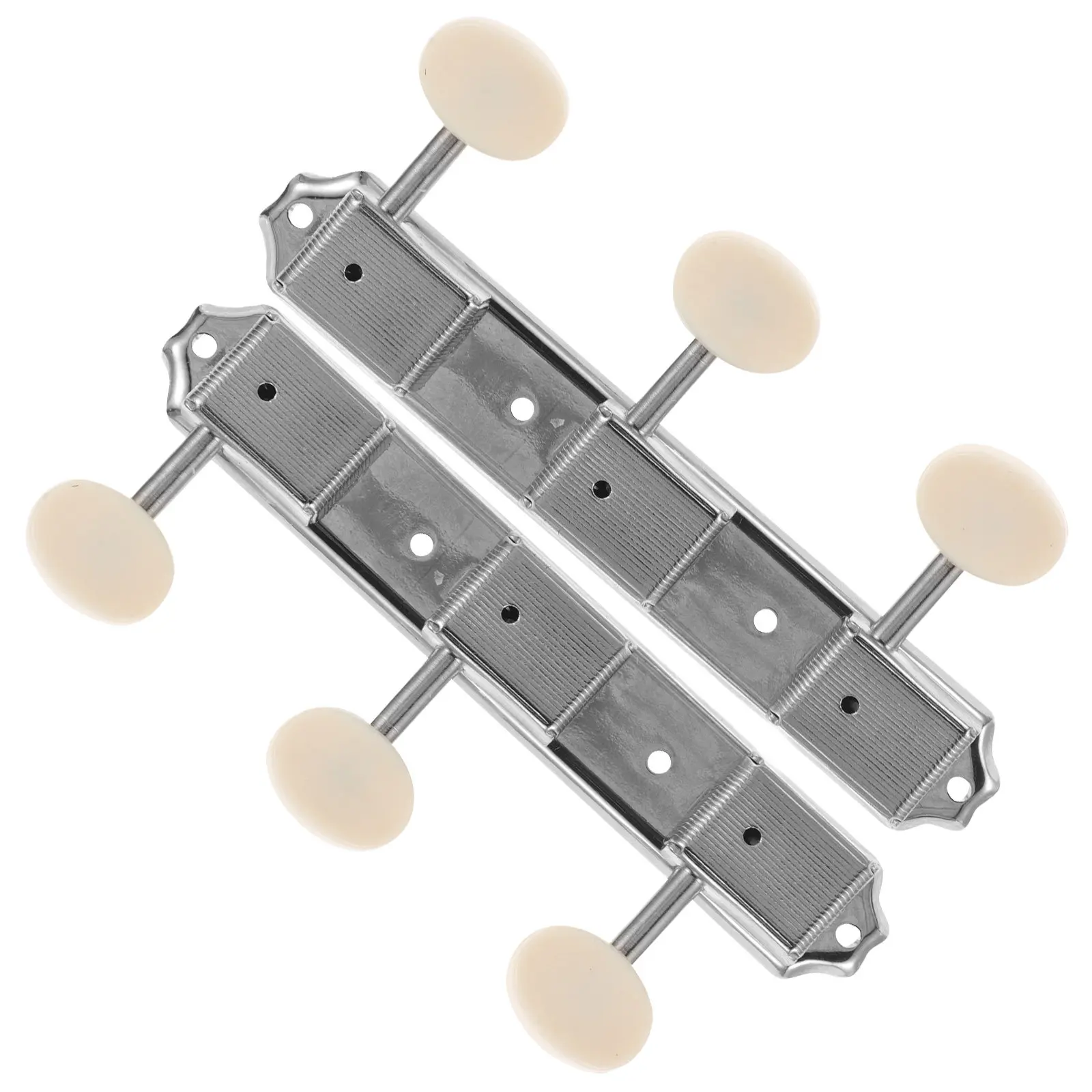 

Пара винтажных колесиков для настройки электрогитары (3 левые, 3 правые), металлические шпильки, монтажные колпачки, винты, колесики для гитарного тюнера