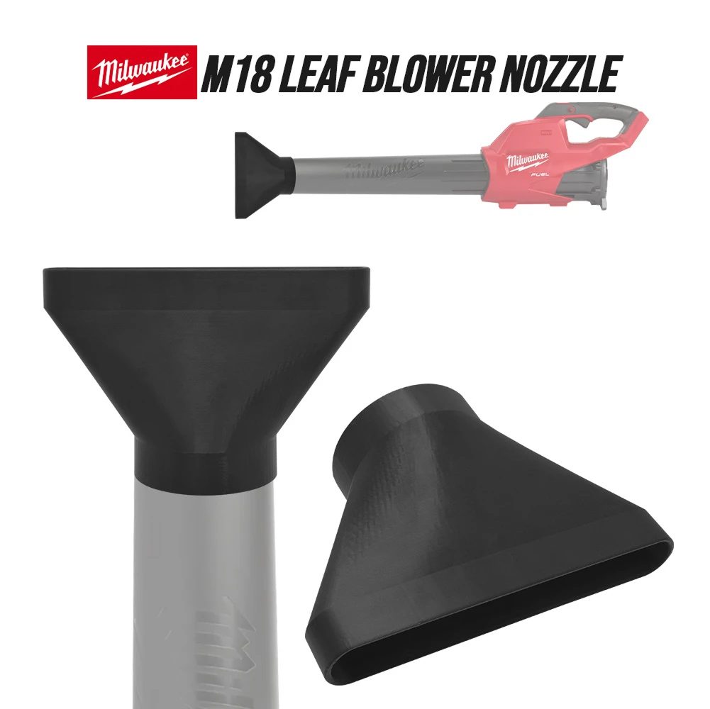 

3D Printed Flat Nozzle for M18 Cordless Leaf Blower, Wide Air Tip for Yard & Garage Cleaning