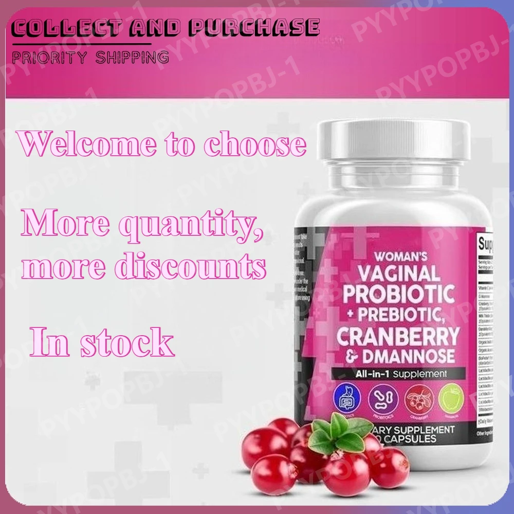 

Женские пробиотические капсулы со вкусом клюквы с пребиотиками и D-Mannose Support Daily Wellness 60 штук в бутылке