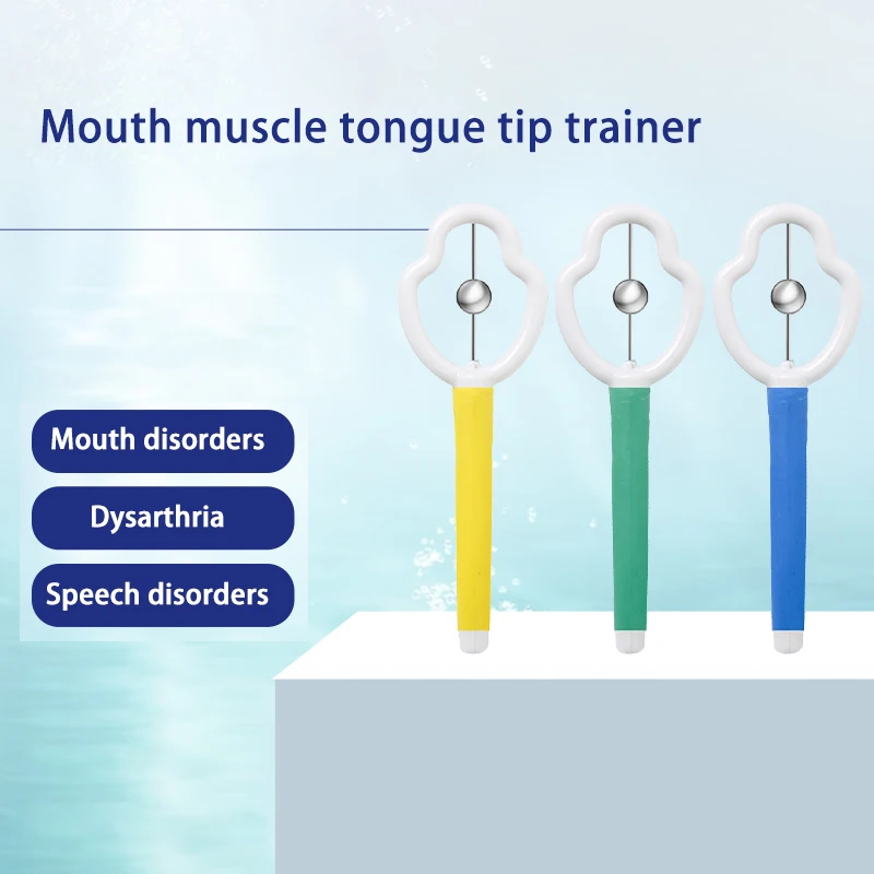 Tongue Tip Exercise Oral Muscle Training Autism Speech Therapy Talk Tool Kids Tip Lateralization Elevation Tools Health Care