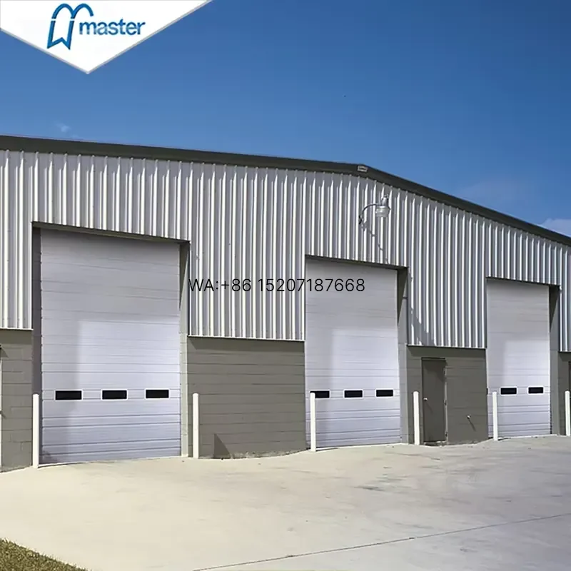 Wmwmnu for Customized Automatic Normal Lift 50mm Insulated Sandwich Panel Sectional Dock Warehouse Overhead Commercial