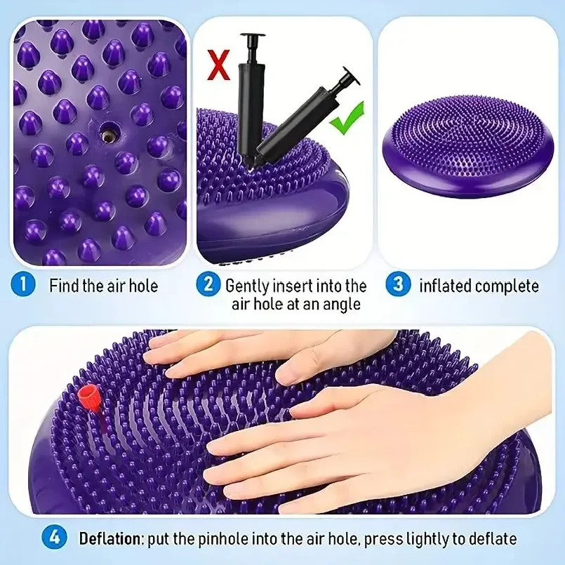 Balance Pad Yoga Massage Seat - огляд і ціна Balance Cushion Disc