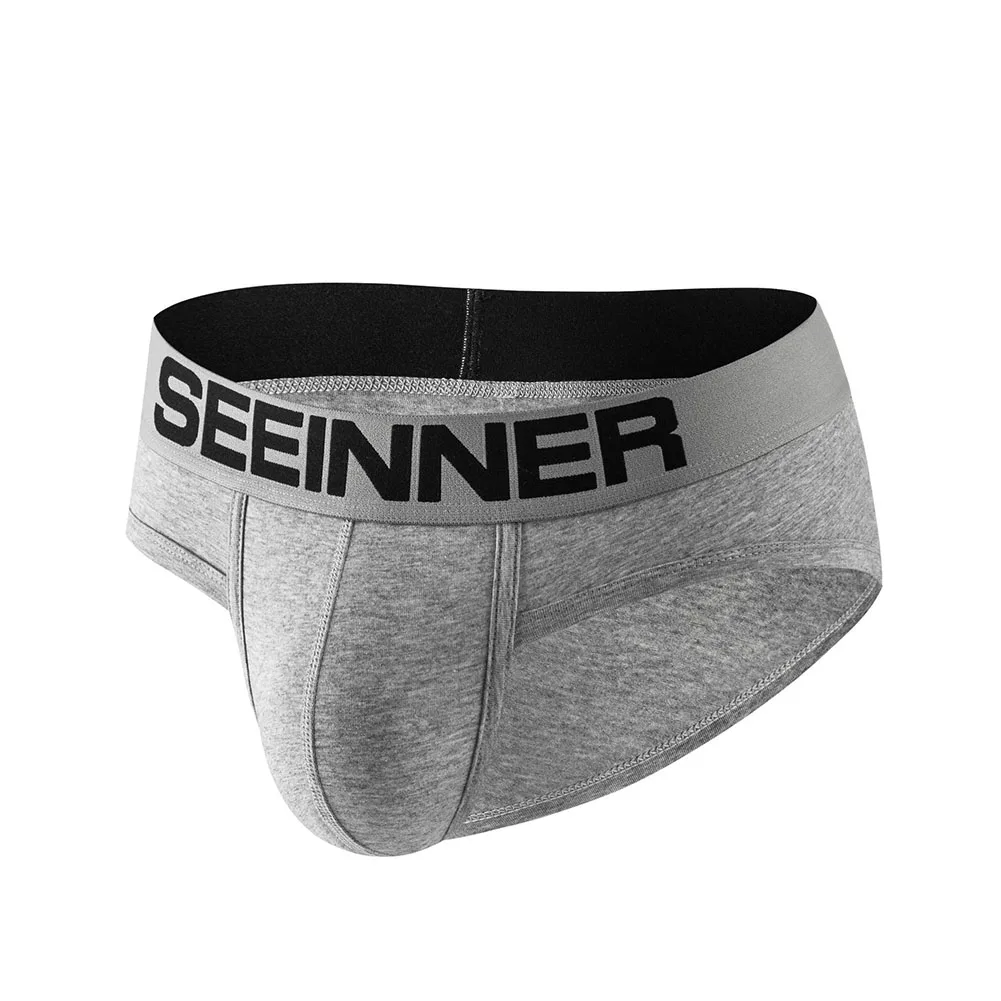 الرجال الراحة تنفس مثير ملخصات Underwea اليومية منخفضة الخصر الحقيبة سراويل