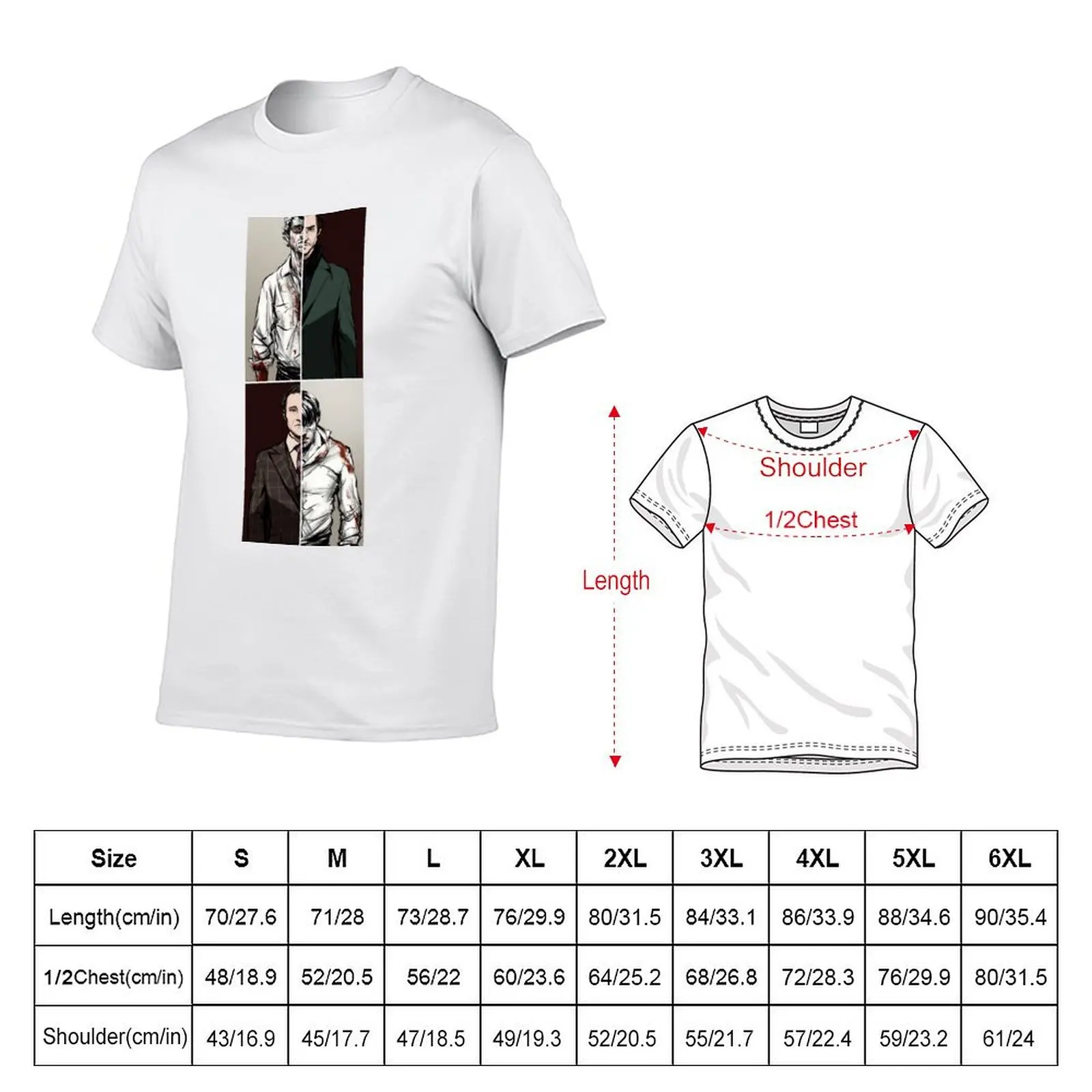 Hannibal - The Tables Are Turning T-Shirt Lightweight Casual Summer T-Shirt