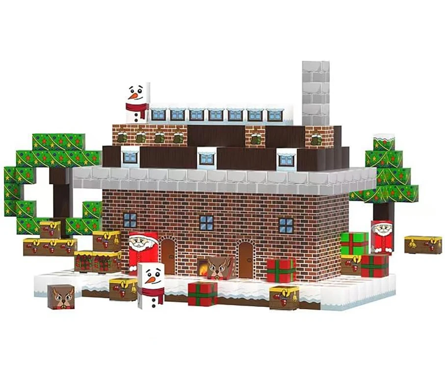 

1pc Random 100-PCS 2025 Magnetic Blocks. Vivid colors, free building for STEM-building-play skills. A quality holiday gift.