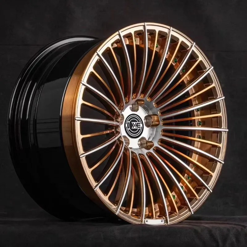 

[2026]Chican Custom Forged 3 Piece 18-24 Inch Concave Aluminum Alloy Wheels 5X112-5X120 5 Spoke Deep Dish Discounted