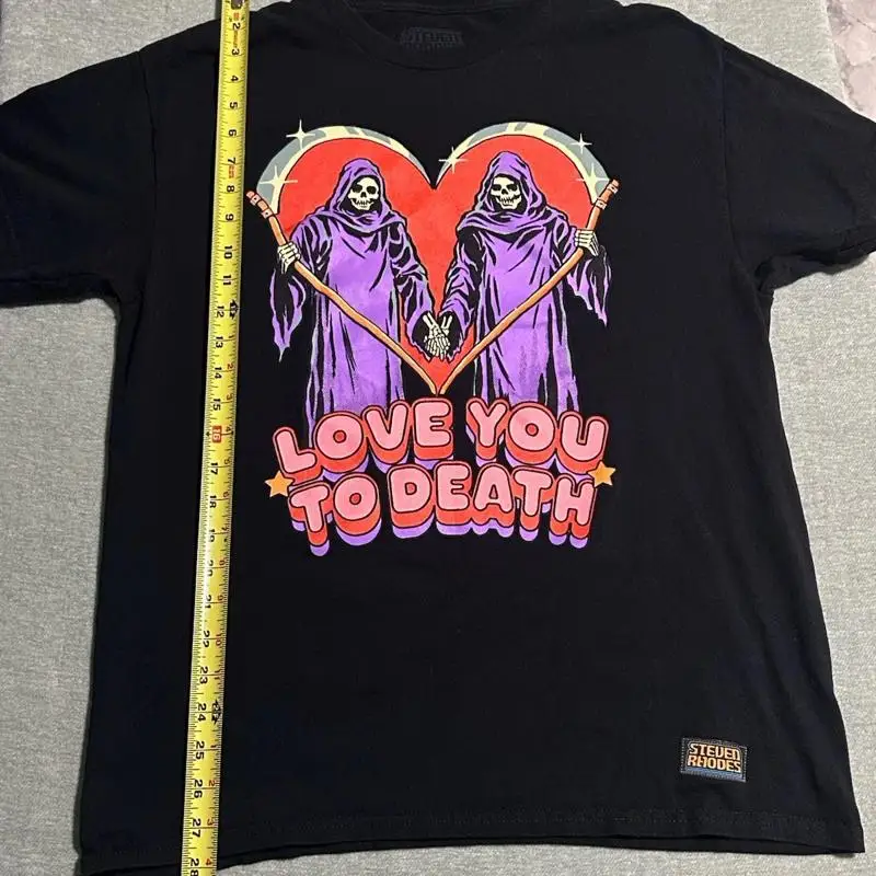 Steven Rhodes Love You To Death Grim Reaper T-Shirt