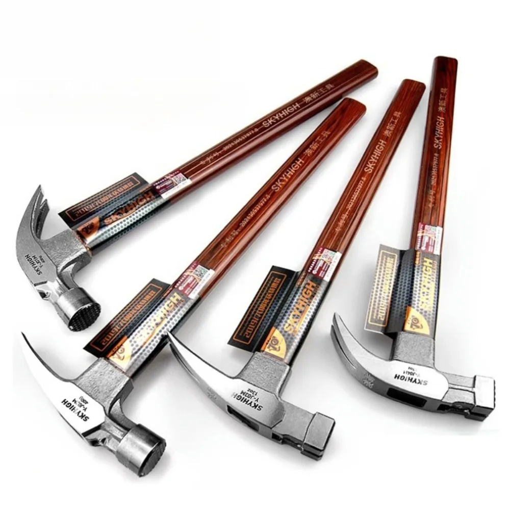 

High-carbon Steel Sheep Horn Hammers Durable Carpentry Hammer High Hardness Camping Hammer Woodworking Construction Tools