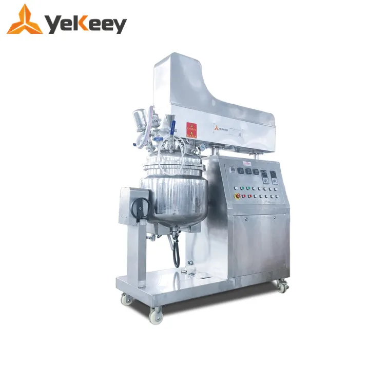 ZJR-50 Stainless Steel Industrial Mixer Vacuum Emulsifier Mixer Cosmetic Making Machine