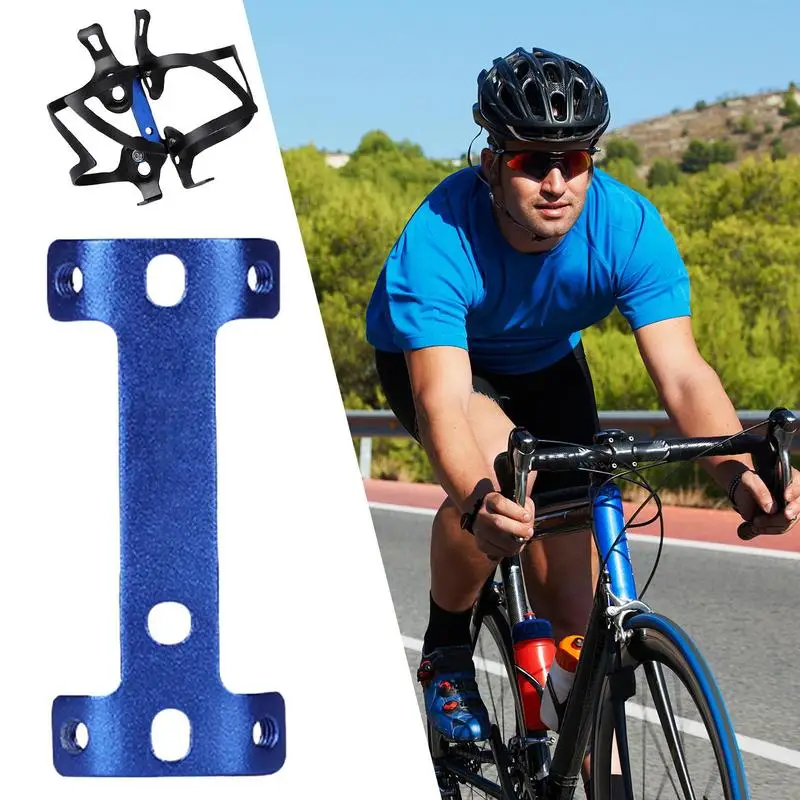 Bicycle Bottle Mounting Base Aluminum Alloy Bicycle Bottle Cage Extension Adapter Bottle Cage Mount Cycling Accessories Stable