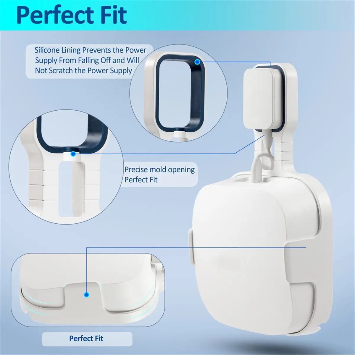 For Pro 6e Mesh WiFi Router Holder with Cable Storage for Pro 6E Mesh Wall Mount Bracket