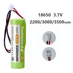 18650 3.7V akumulator litowy wielokrotnego ładowania 2200mah 3500mah wędkowanie LED Light głośnik Bluetooth 4.2V awaryjne baterie DIY