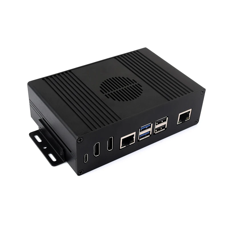 Kit Mini-Computer All-in-one multifunzionale per Raspberry Pi 5, custodia in lega di alluminio, opzioni per scheda adattatore PCIe interna