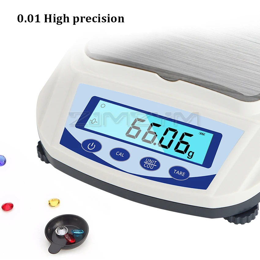 1000g/0.01g Electric Scales High Accuracy Portabl Digital LCD Electric Balance Scale for Foods Gold Jewelry Tea Weighing Tools