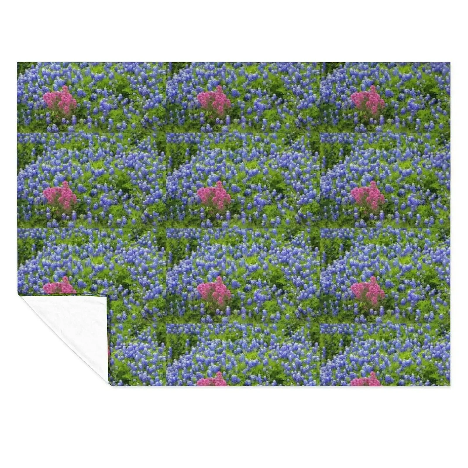 

Prairie Paintbrush and Bluebonnets Throw Blanket Sofa Custom For Sofa Thin Cute Blankets