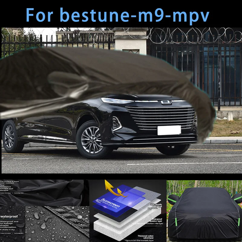 

For bestune-m9-mpv Outdoor Protection Full Car Covers Snow Cover Sunshade Waterproof Dustproof Exterior Car accessories