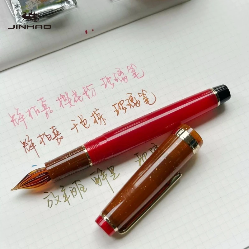 

JINHAO 82 Glass Dip Pen Handcrafted Finely Ground Smooth Writing for Calligraphy Stationery School Office Art Supplies