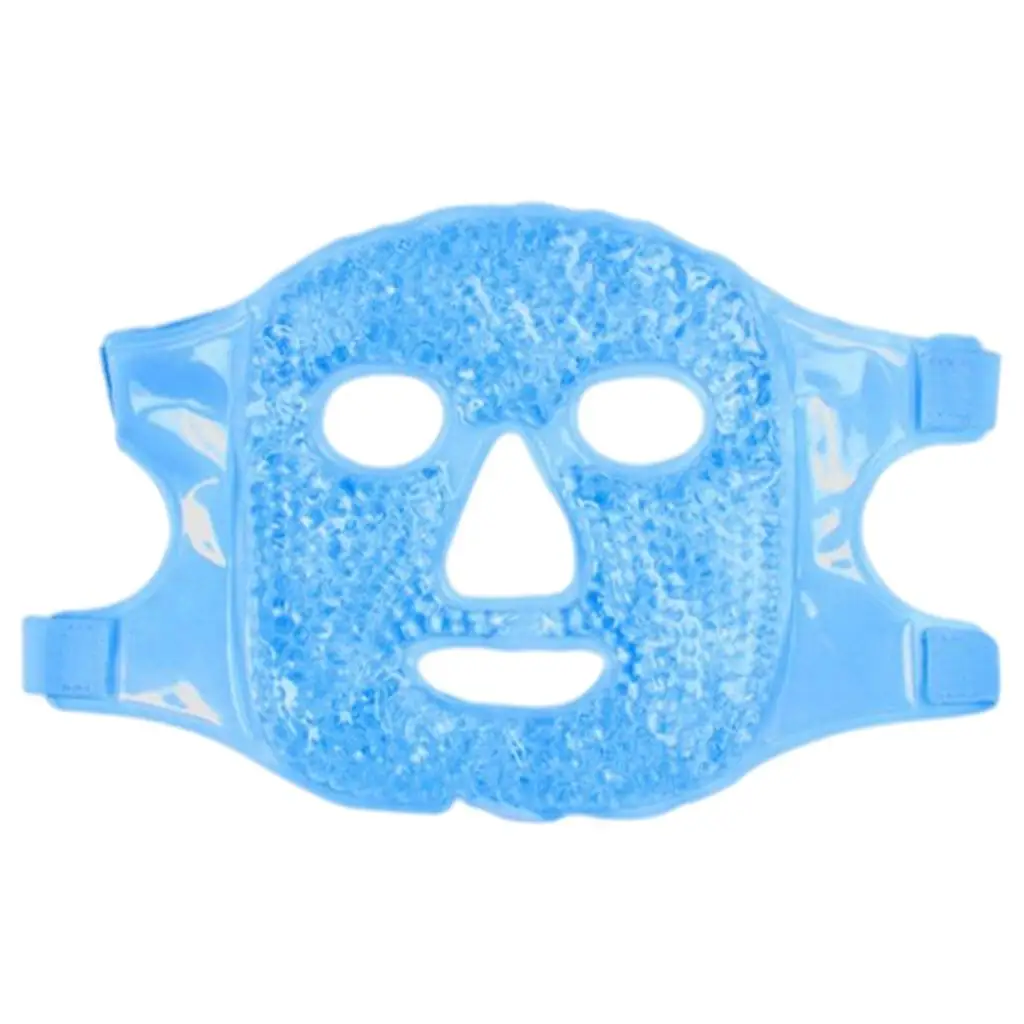 

Gel Ice Sleeve Cooling Face Mask Heated Cold Pack for Eye Puffiness Skin Care Pain Soreness Relief