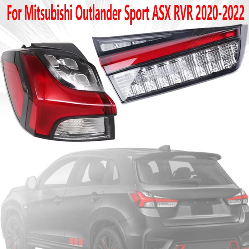 Car Rear Bumper LED Tail Light Assembly Turn Signal Brake Warning Light For Mitsubishi Outlander Sport ASX RVR 2020-2022