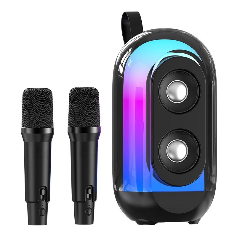 

High-value audio microphone integrated mobile phone TV Karaoke treasure wireless bluetooth speaker microphone