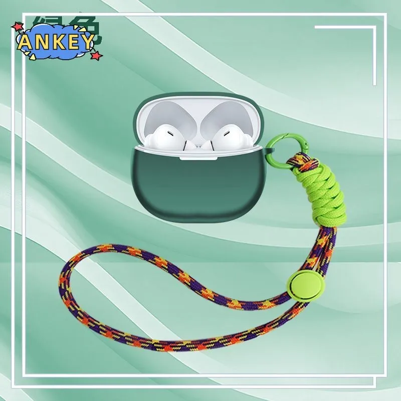 ل iQOO TWS 1i 1e واقية حبل نايلون غطاء ناعم قذائف قابل للغسل الإسكان مكافحة الغبار كم اليد حبل حزام الملحقات #5