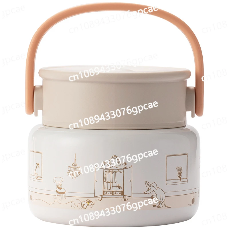 

316L Stainless Steel Thermal Insulation Lunch Box, Stew Cup, Stew Pot, Easy To Carry, Kettle Jar