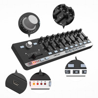 HOT Worlde EasyControl.9 Portable MIDI Controller USB 9 Slim-Line EasyPad.12 Easykey.25 MIDI Controller Mini Keyboard Instrument