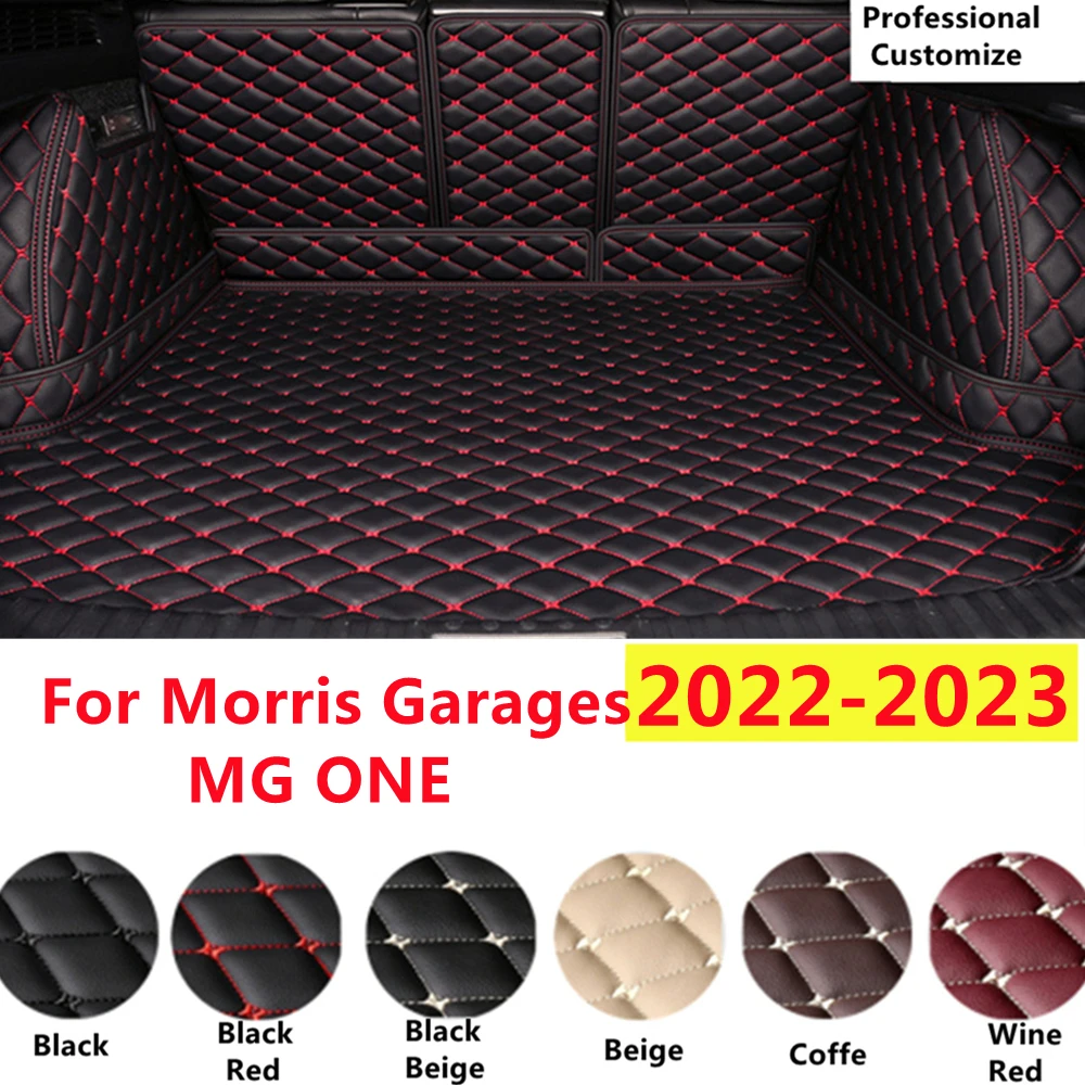 

SJ Full Set Custom Fit For Morris Garages MG ONE 2023 22 Auto Fittings Car Trunk Mat Tail Boot Tray Rear Cargo Liner XPE Leather