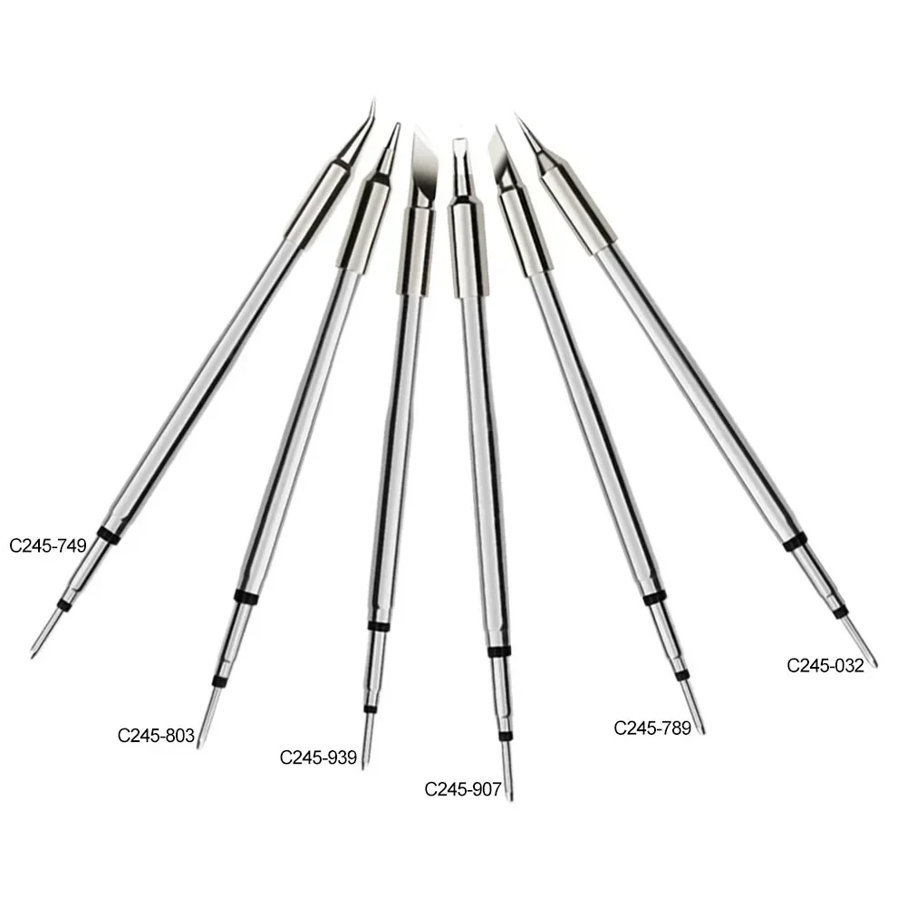 

Наконечники сменные для паяльника C245, 1 шт., прочные наконечники для паяльной станции JBC, Длина 0,3-5,0*2,0 мм, 82-104,3 мм