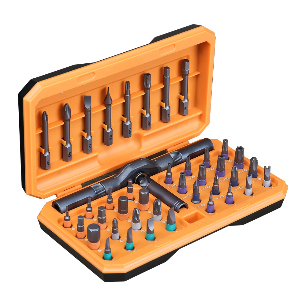 

42 in 1 Precision Ratchet Screwdriver Cordless Wireless Magnetic Small Handle Portable Manual Hand Tool Kit for Household Repair